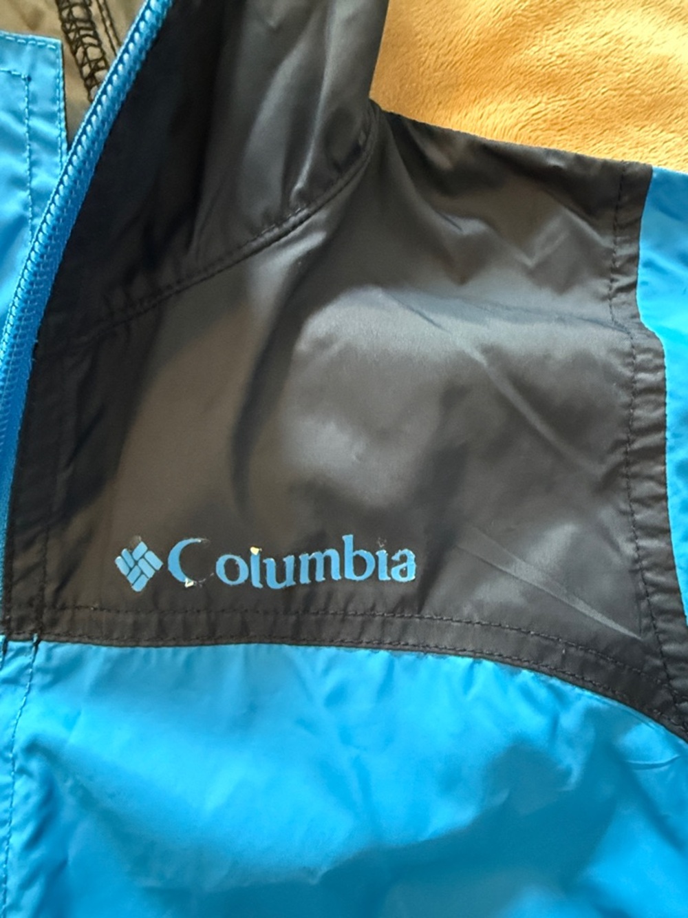 Columbia Kids Blue and Navy Windbreaker - XXS - Picture 3 of 6